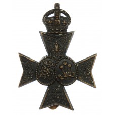 16th Bn. (Queen's Westminster & Civil Service Rifles) London Regiment Cap Badge - King's Crown