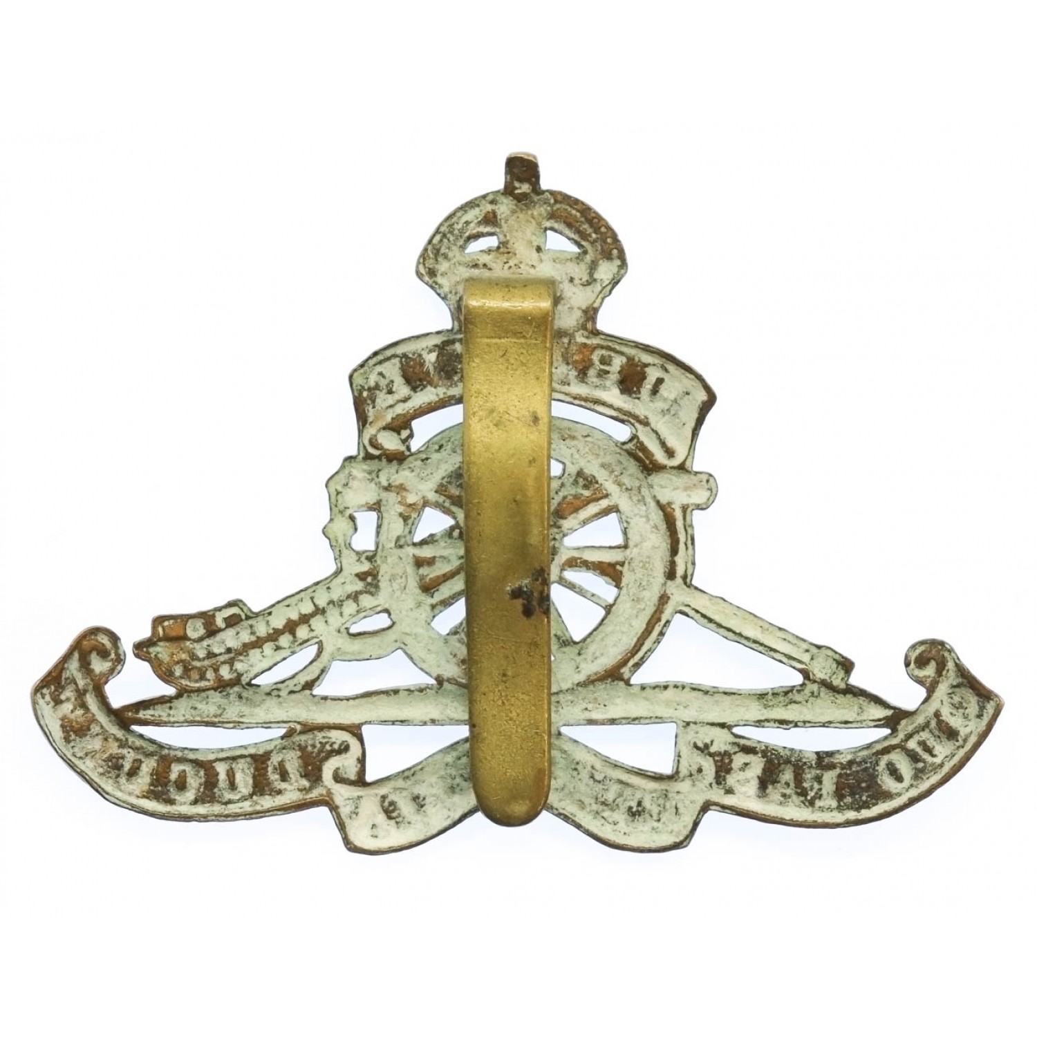 Royal Artillery Cap Badge - King's Crown