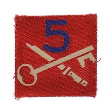 5th Infantry Brigade Silk Embroidered Formation Sign