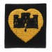 162nd Independent Infantry Brigade Cloth Formation Sign (2nd Pattern)