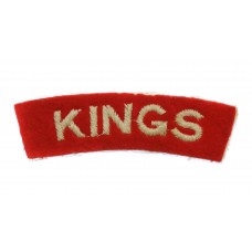The King's Regiment (KINGS) Cloth Shoulder Title