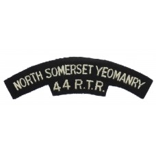 North Somerset Yeomanry (NORTH SOMERSET YEOMANRY/44R.T.R.) Cloth Shoulder Title