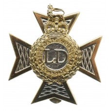 Light Dragoons Anodised (Staybrite) Cap Badge