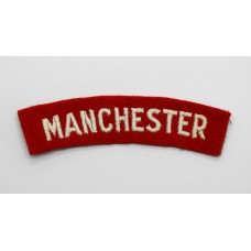 Manchester Regiment (MANCHESTER) Cloth Shoulder Title