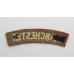 Manchester Regiment (MANCHESTER) Cloth Shoulder Title