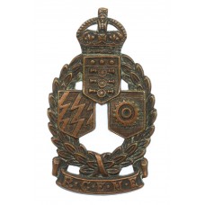 Royal Canadian Electrical & Mechanical Engineers (R.C.E.M.E.) Cap Badge - King's Crown