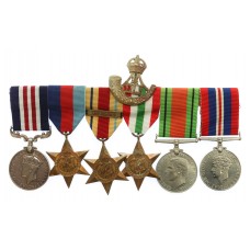 WW2 Battle of Gazala Military Medal Group of Six - L.Cpl. W. Char