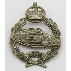 WW2 Canadian Tank Corps Cap Badge