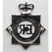 Dorset & Bournemouth Constabulary Senior Officer's Enamelled Cap Badge - Queen's Crown