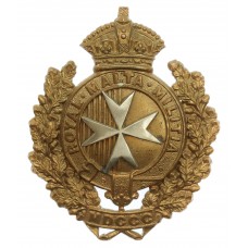 Victorian Royal Malta Militia Cap Badge