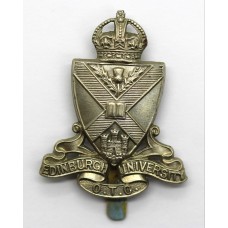 Edinburgh University O.T.C. (T.A.) Cap Badge - King's Crown