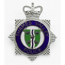 Thames Valley Police Enamelled Cap Badge - Queen's Crown