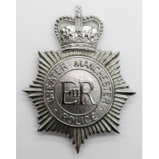 Greater Manchester Police Helmet Plate - Queen's Crown