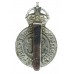 Lincolnshire Special Constabulary Enamelled Cap Badge - King's Crown