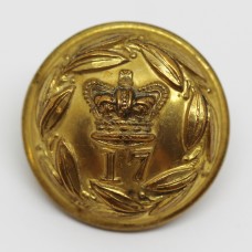 Victorian 17th (Leicestershire) Regiment of Foot Officer's Button (Large)