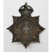 West Riding Constabulary Night Helmet Plate - King's Crown