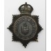 Stoke-on-Trent City Police Night Helmet Plate - King's Crown