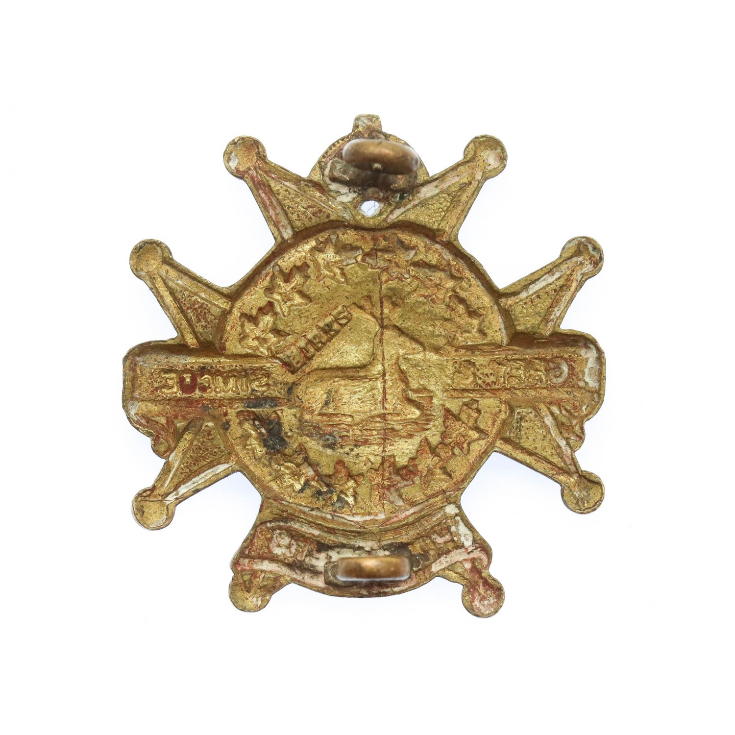 Canadian Grey & Simcoe Foresters Collar Badge - King's Crown