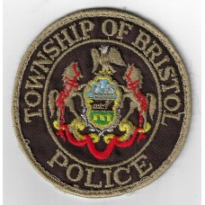United States Township of Bristol Cloth Patch