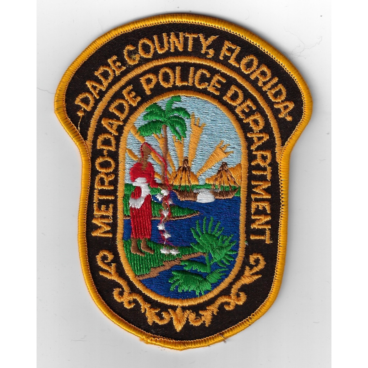 United States Metro-Dade Police Department Dade County Florida Cloth Patch