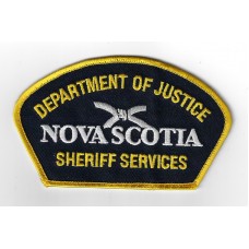 Canadian Nova Scotia Department of Justice Sheriff Services Cloth Patch