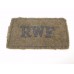 Royal Welch Fusiliers (R.W.F.) Cloth Slip On Shoulder Title