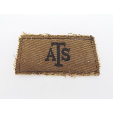 Auxiliary Territorial Service (A.T.S.) Printed Slip On Shoulder Title