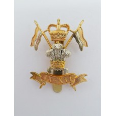 9th / 12th Royal Lancers Cap Badge - Queen's Crown