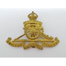 Royal Artillery Cap Badge - King's Crown