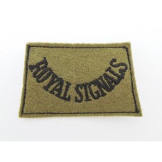 Royal Signals (ROYAL SIGNALS) Cloth Slip On Shoulder Title