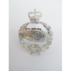 Royal Tank Regiment Anodised (Staybrite) Cap Badge - Queen's Crown