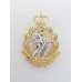 Royal Army Dental Corps Anodised (Staybrite) Cap Badge - Queen's Crown