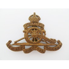 Royal Artillery Cap Badge - King's Crown