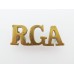 Royal Garrison Artillery (R.G.A.) Shoulder Title