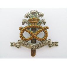 North Staffordshire Regiment Cap Badge