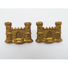 Pair of Victorian Suffolk Regiment Collar Badges