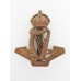 Royal Irish Regiment Officer's Service Dress Cap Badge - King's Crown