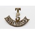 5th Territorial Bn. Royal Sussex Regiment (T/5/ROYAL SUSSEX) Shoulder Title