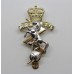 Royal Electrical & Mechanical Engineers (REME) Anodised (Staybrite) Cap Badge - Queen's Crown