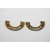 Pair of Worcestershire Regiment (WORCESTERSHIRE) Shoulder Titles