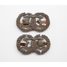 Pair of Argyll & Sutherland Highlanders Officer's Service Dress Collar Badges (with blades)