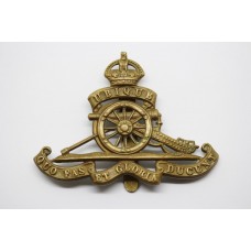 Royal Artillery Cap Badge - King's Crown