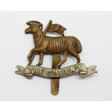 The Queen's (Royal West Surrey) Regiment Bi-Metal Cap Badge