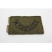 West Yorkshire Regiment (W.YORKSHIRE) Cloth Slip On Shoulder Title