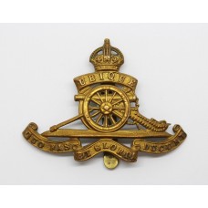 Royal Artillery Cap Badge - King's Crown