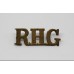 Royal Horse Guards (R.H.G.) Shoulder Title