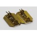 Pair of York & Lancaster Regiment (Y&L) Shoulder Titles