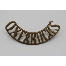 Oxfordshire & Buckinghamshire Light Infantry (OXF&BUCKS) Shoulder Title