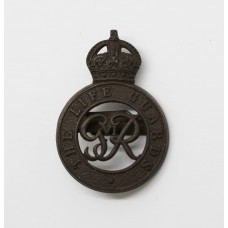 George VI Life Guards Officer's Service Dress Cap Badge