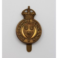 Shropshire Yeomanry Cap Badge - King's Crown